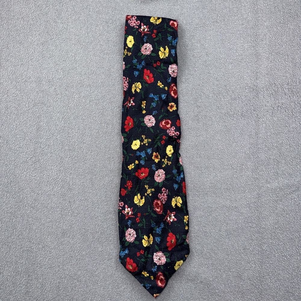 Altea Milano For Nordstrom Tie 100% Silk Made In Italy‎ Floral  60"X4"